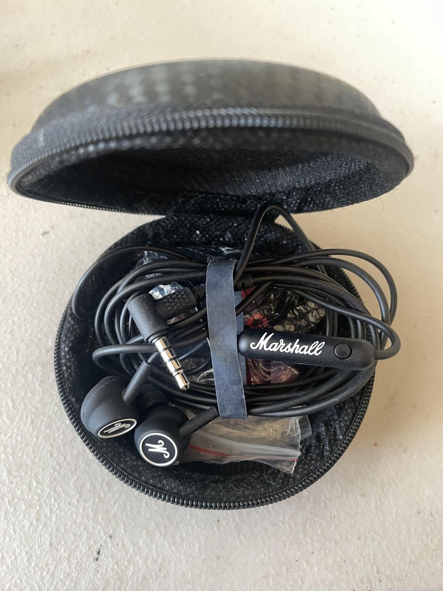 Marshall Mode EQ In-Ear Headphones with Microphone & Remote - Black