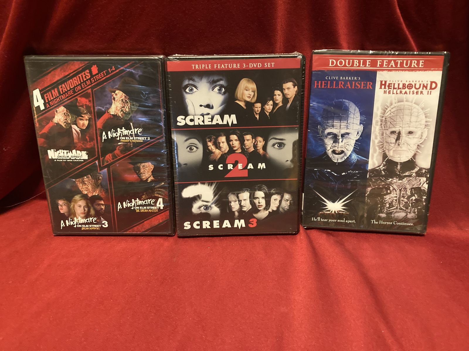 DVDs Horror Collection New 10 Dollars Each