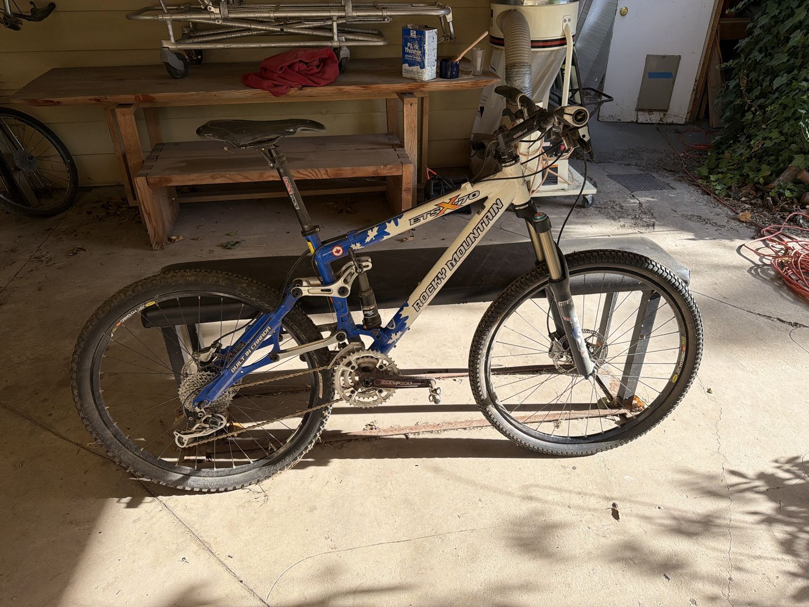 Rocky Mountain ETSX 70 Small Full Suspension Aluminum Mountain Bike 26" Wheels