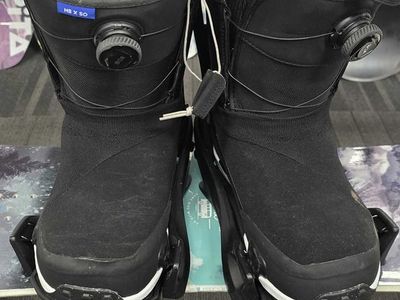 Used Burton Highshot X Step-on Snowboard Boot+Binding Mens 11(25/26)