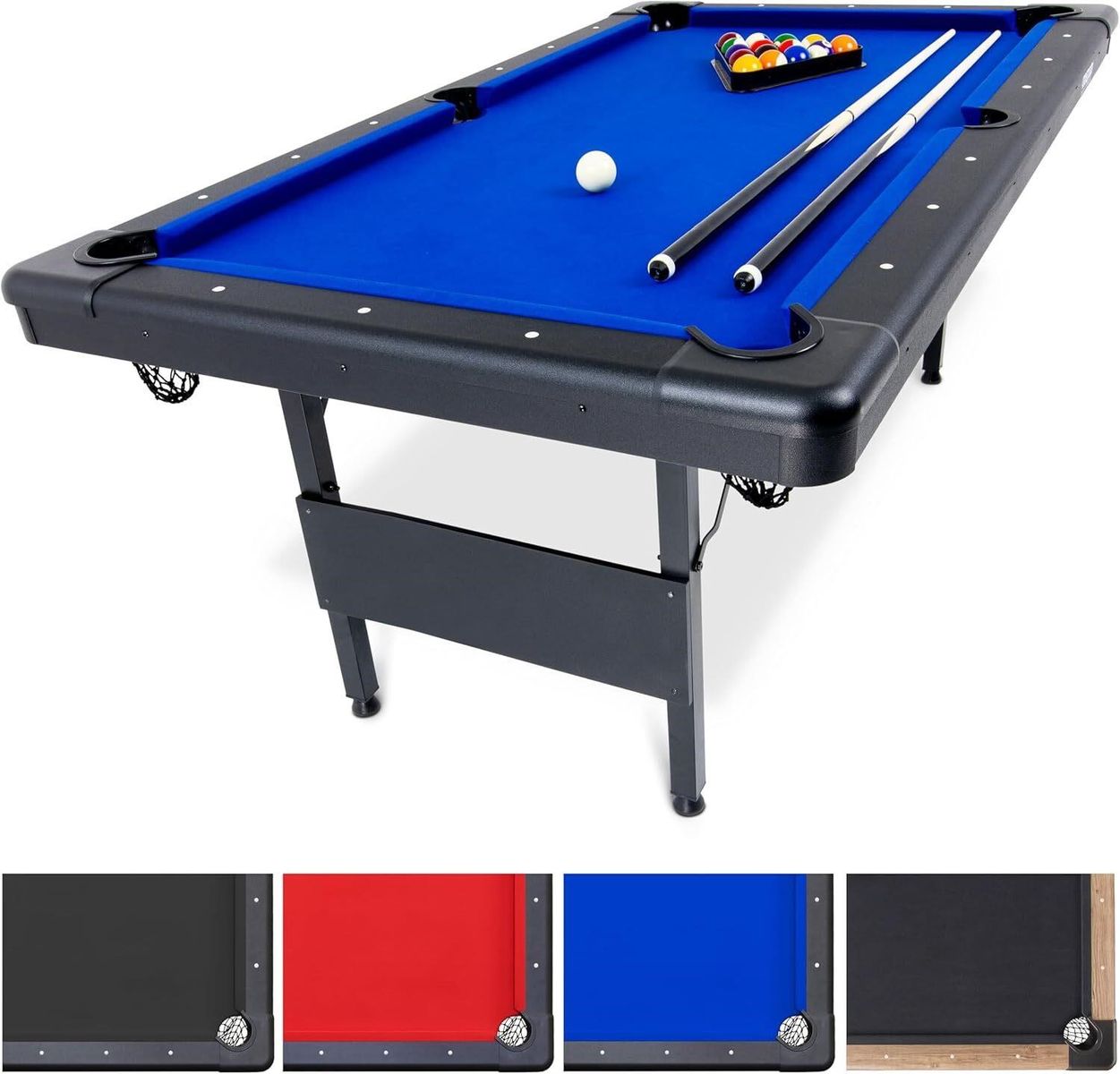 Brand New - GoSports 6 ft Billiards Table, Blue