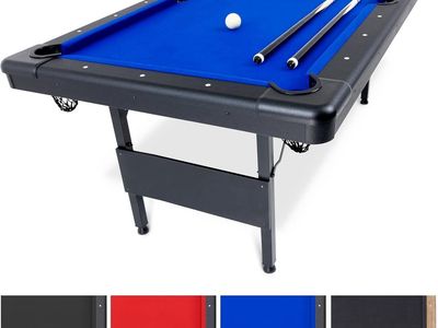 Brand New - GoSports 6 ft Billiards Table, Blue