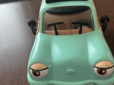 Chevron green teal panel wagon