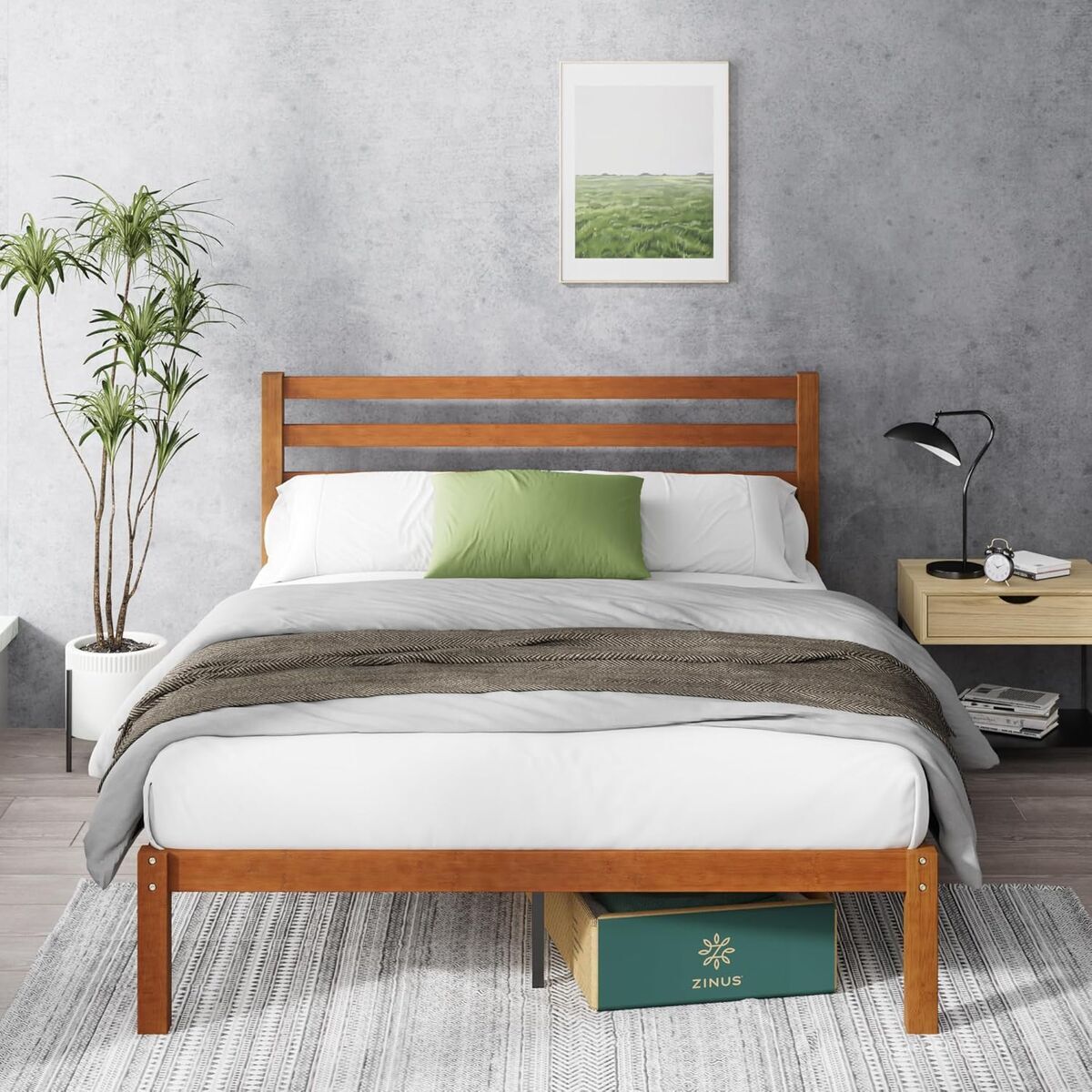 Queen Platform Bed with Headboard – SPECIAL DEAL