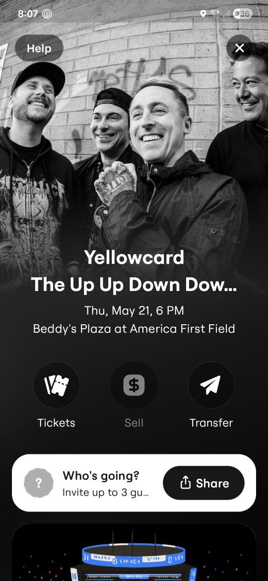 3 yellocard tickets