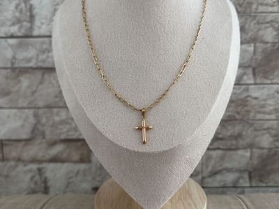 18k gold chain, cadena en oro de 18k