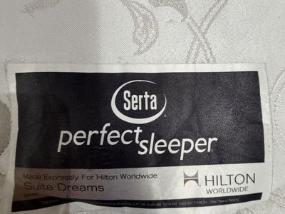 Free double mattress and box spring