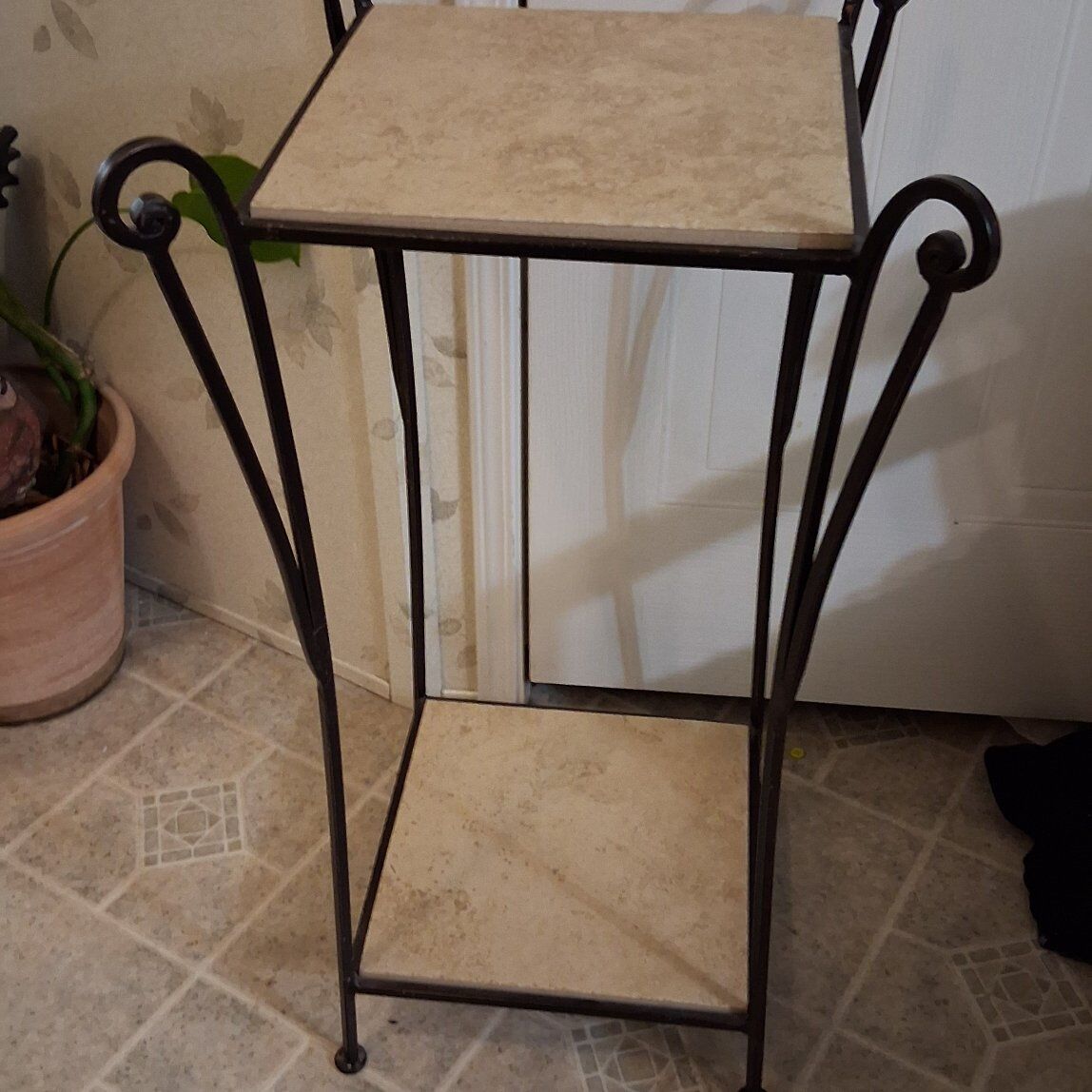 metal plant stand
