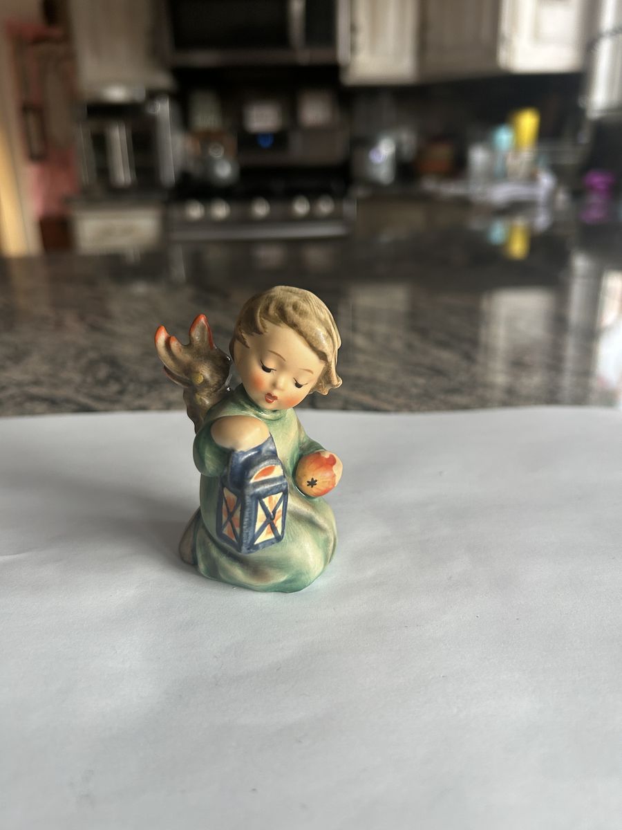Vintage Goebel Hummel Angel with Lantern figurine.