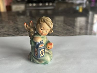 Vintage Goebel Hummel Angel with Lantern figurine.