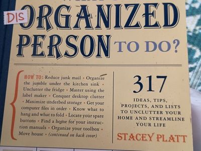What's a Disorganized Person to Do? by Stacey Platt Non-Fiction Book