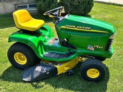 John Deere LT155 riding lawn mower