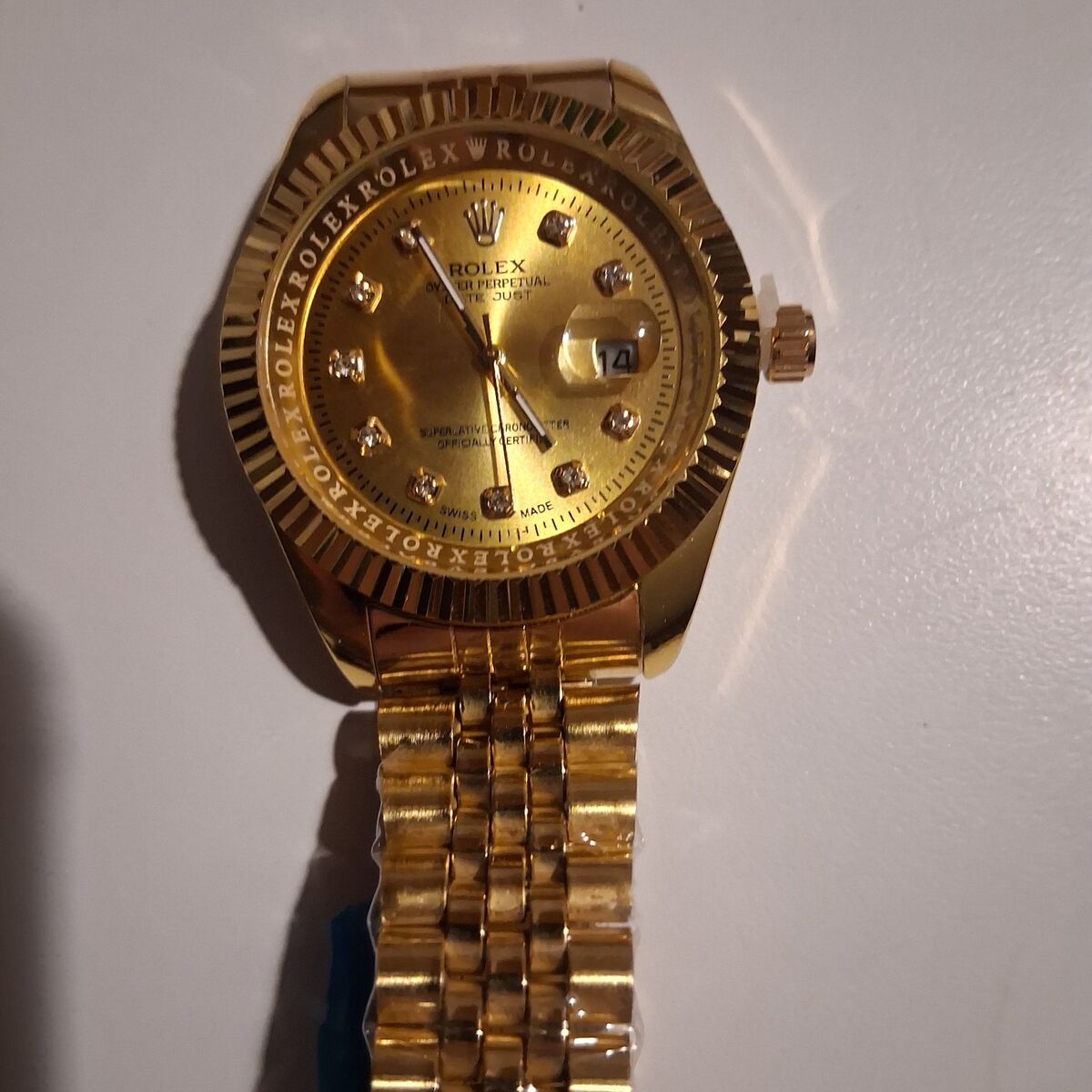 Date Adjust Gold Rolex