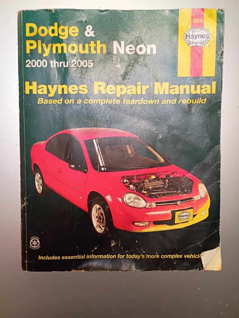 Dodge and Plymouth neon repair manual 00-05