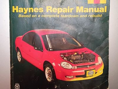 Dodge and Plymouth neon repair manual 00-05