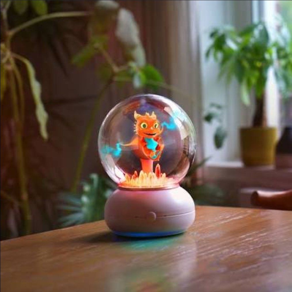 Imagix Crystal Ball Magical Light-Up Globe with Floating Character