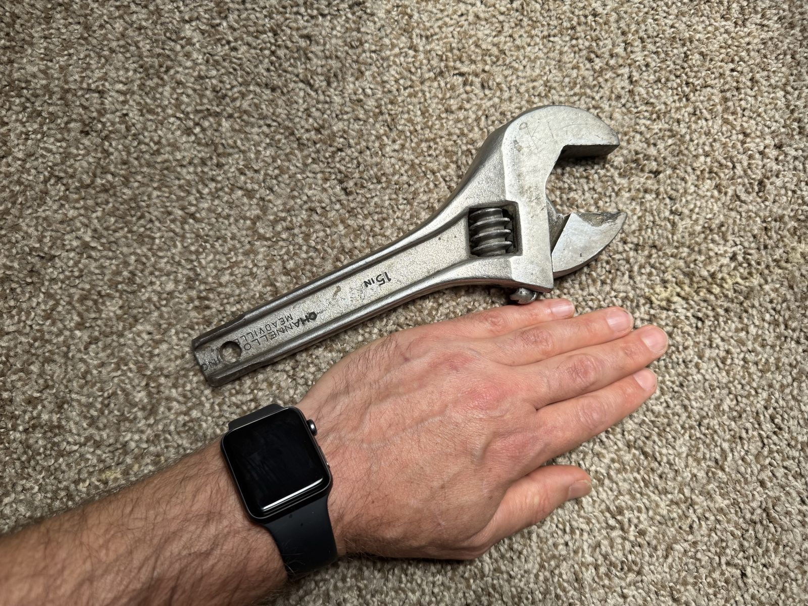 Large Channel Lock 15” Adjustable Wrench