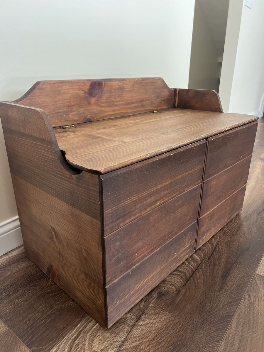Child's Toy box and bench