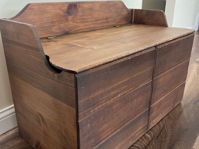 Child's Toy box and bench