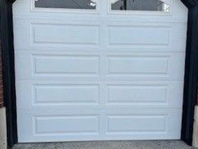 Garage door and opener