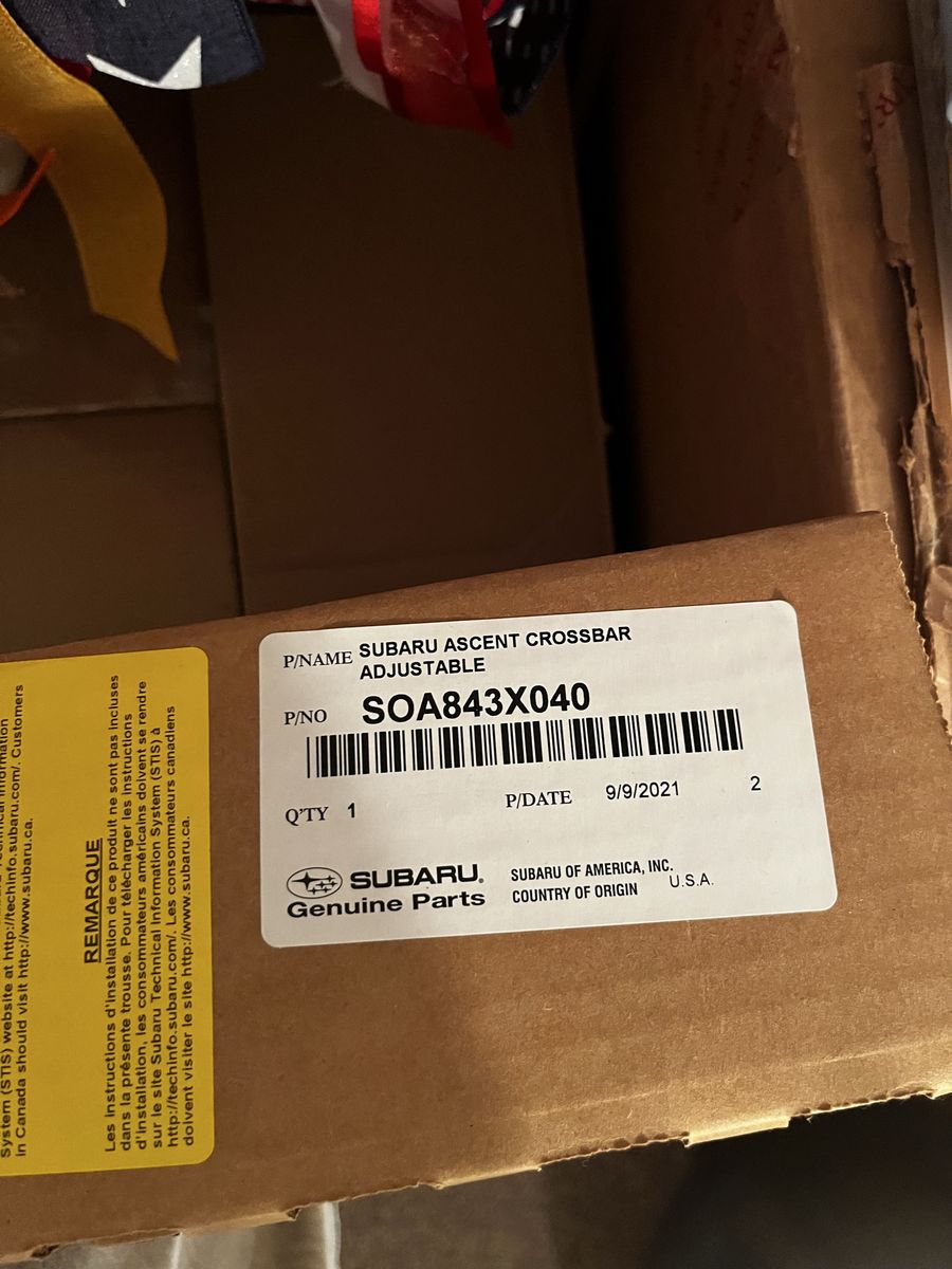 Subaru Cross bar