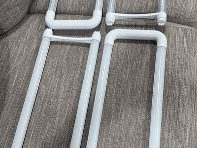 U Bend LED Light Tubes - Full Spectrum, Linkable, White, Brand New
