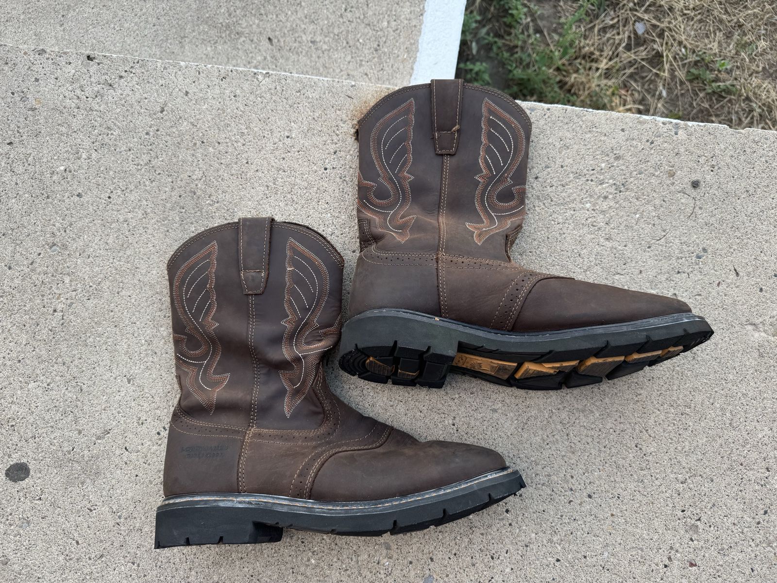 Cody James Comp Toe Work Boot Brown Men's Size 13D