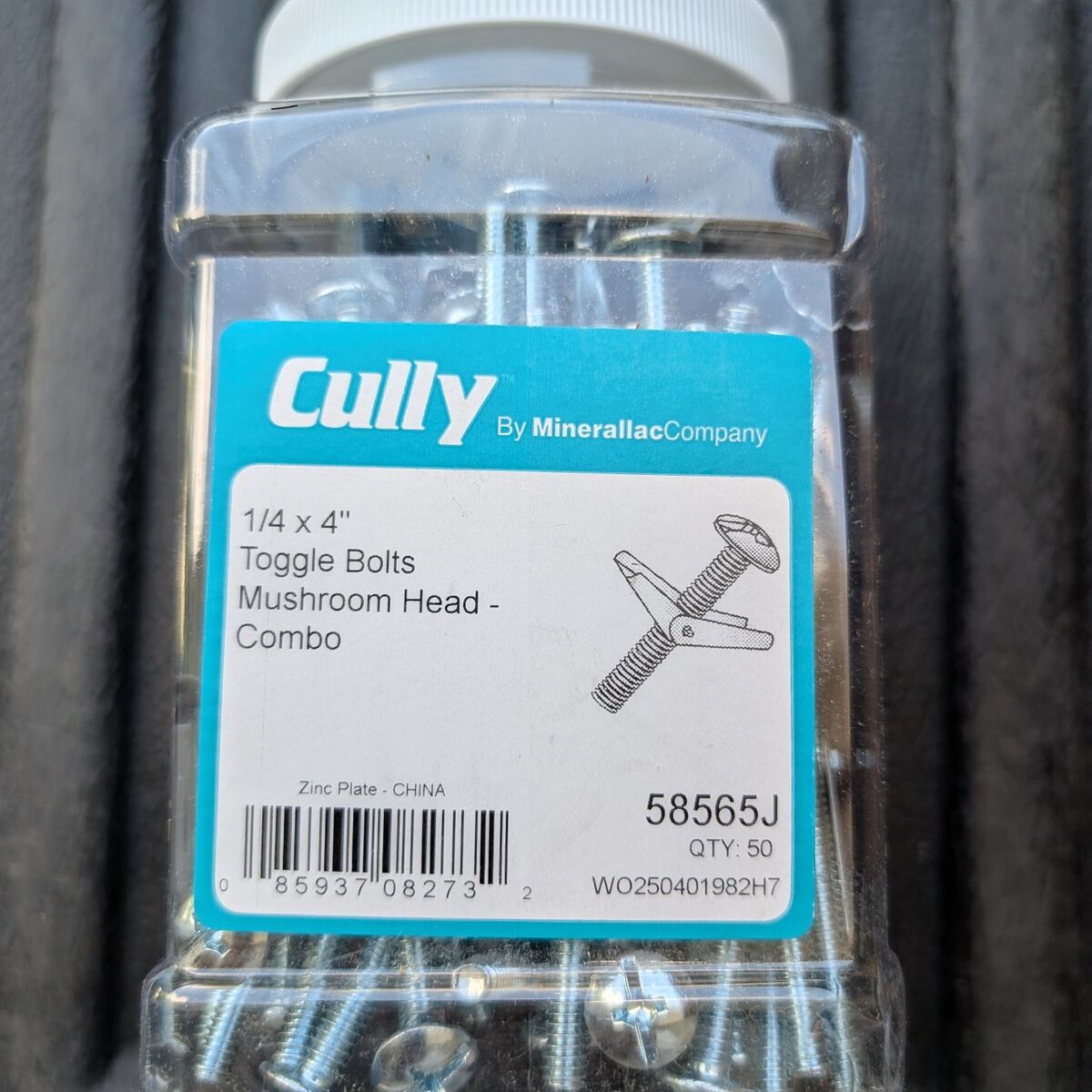 New Zinc Plated Toggle Bolts
