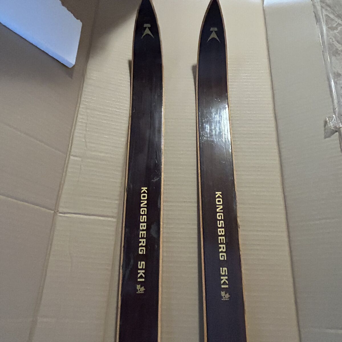 Classic Kongsberg Skis Wooden Cross-Country Norway