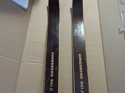 Classic Kongsberg Skis Wooden Cross-Country Norway