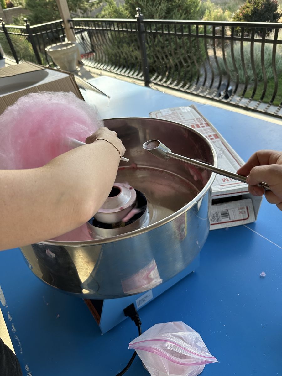 Cotton Candy Machine Rental + Sugar and Cones
