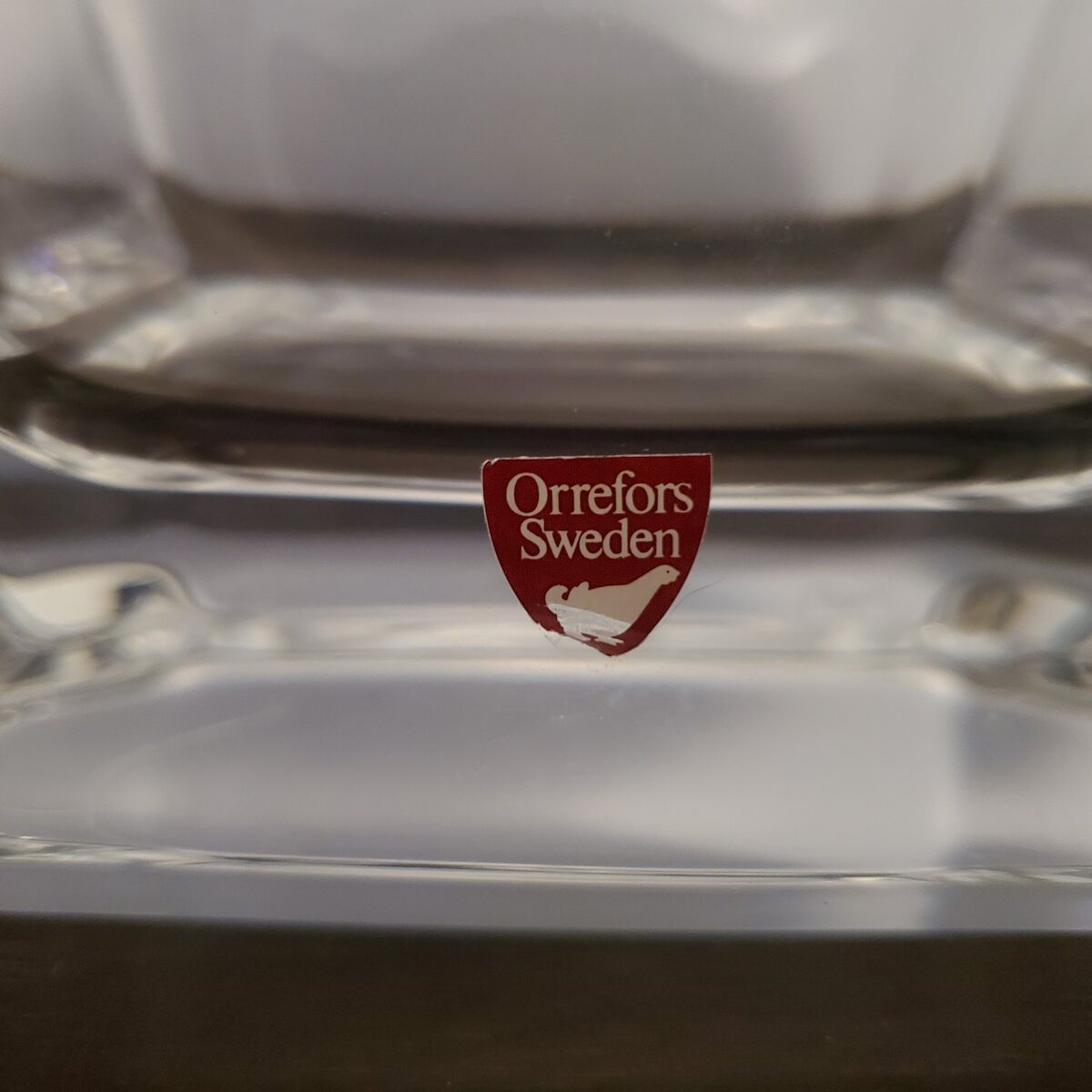 Orrefors Sweden Precious Crystal Bowl Clear