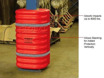 Eagle 42” Column Protector – 10” Opening – 8,500 lb Forklift Impact