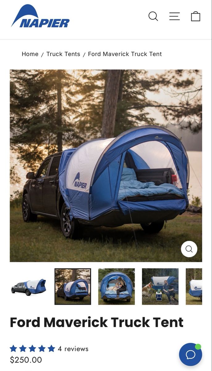 Ford Maverick Truck Bed Tent