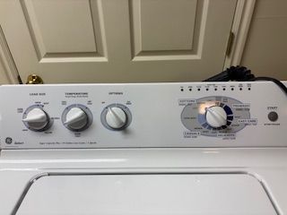 GE top load washer