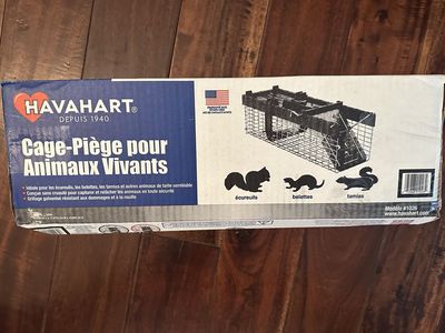 HAVAHART Small Live Animal Cage Trap for Squirrels, Weasels, Chipmunks - Model #1026