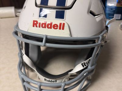 Riddell SpeedFlex Football Helmet White/Blue - Used