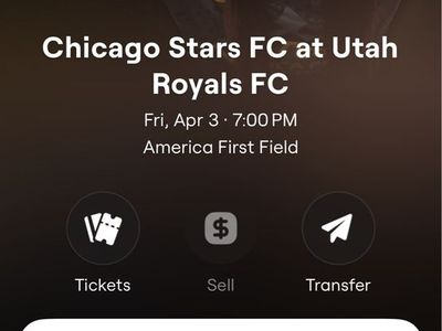 Utah Royals Vs Chicago 2 Tickets