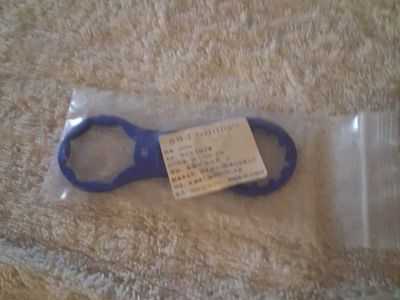 Front fork cap wrench.