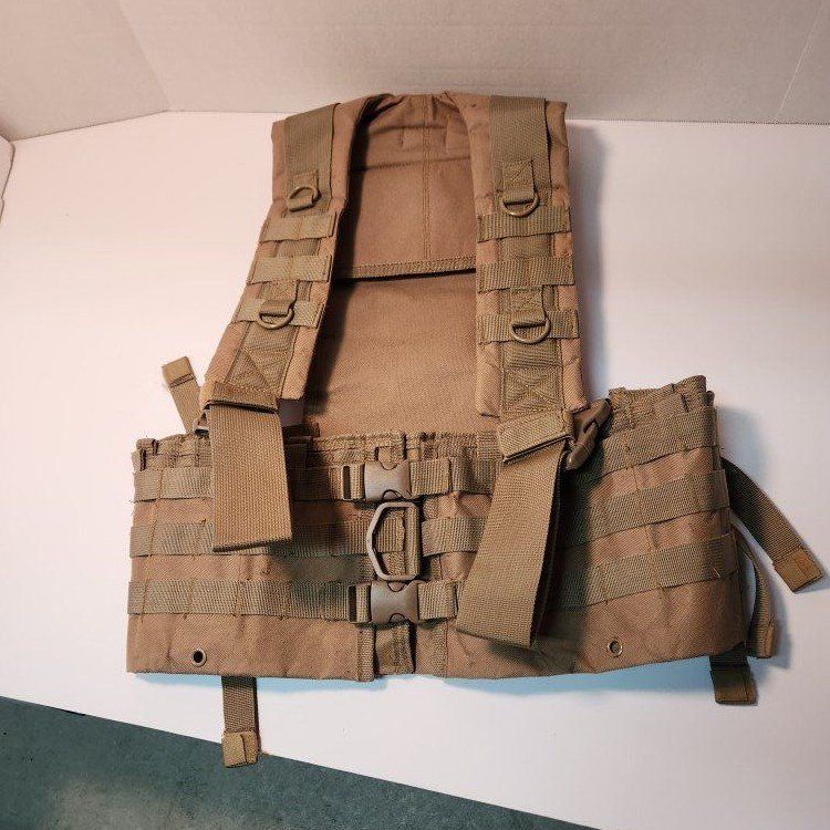 Tactical Airsoft Brown Tan Vest Outdoor