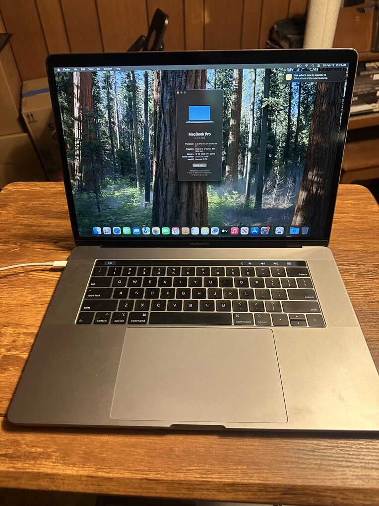 2018 MacBook Pro i7 500gb