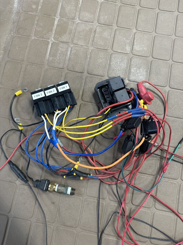 Electric 3 Fan Controller Wire Harness Jeep XJ MJ