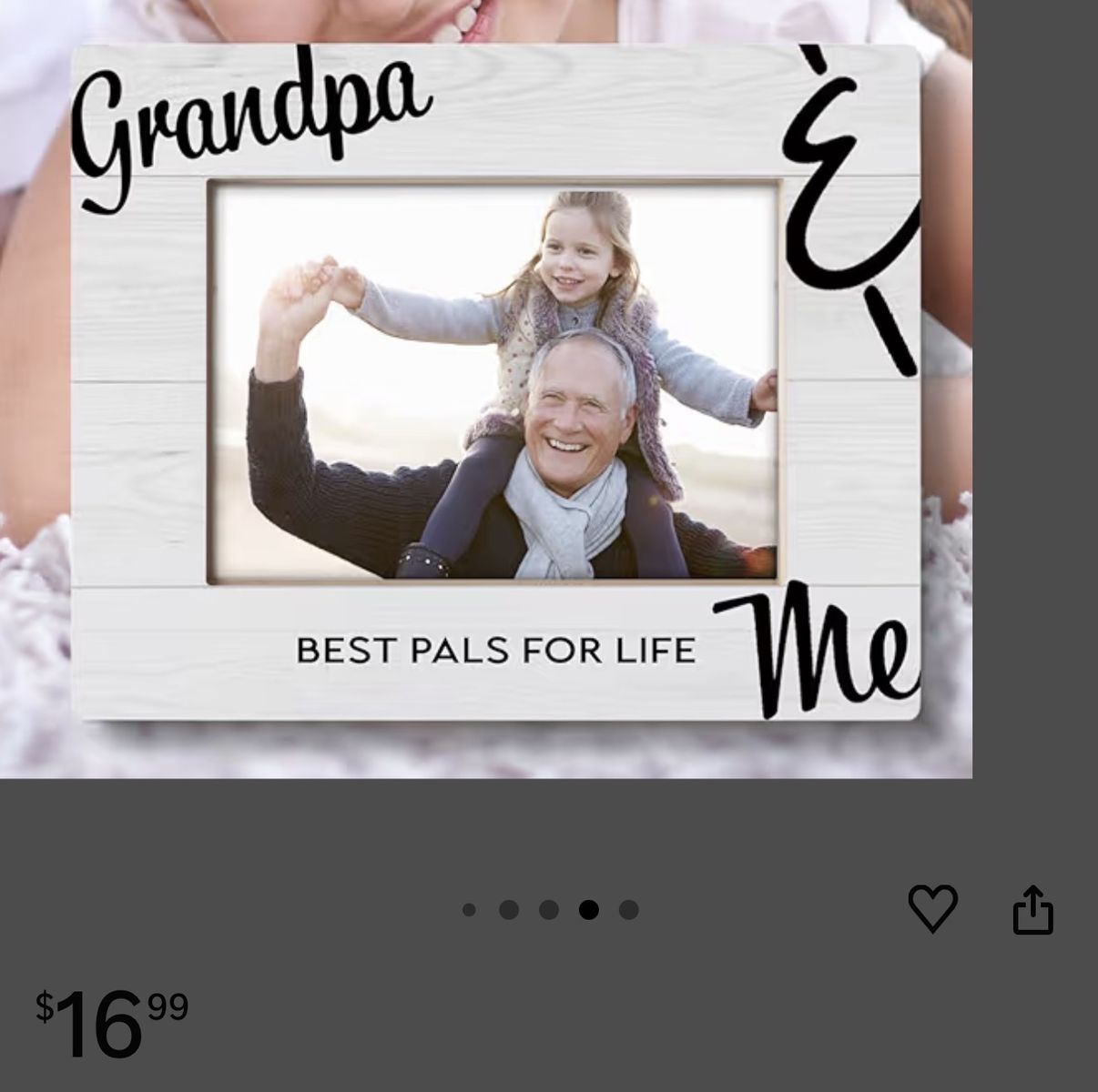 Grandpa Gift Picture Frame - NEW