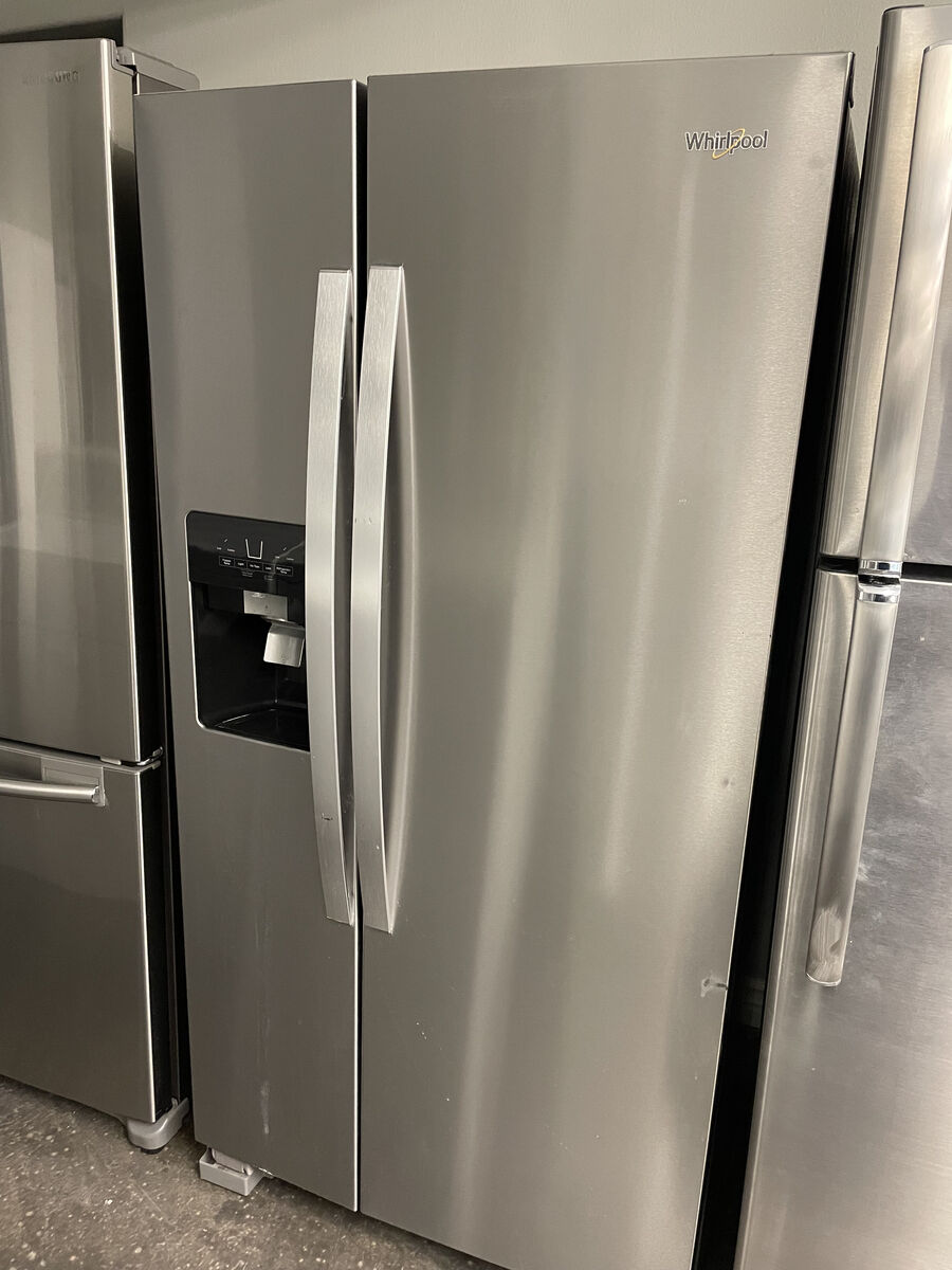 Whirlpool SXS Refrigerator With Ice & Water, Glass Shelving, Warranty Included!