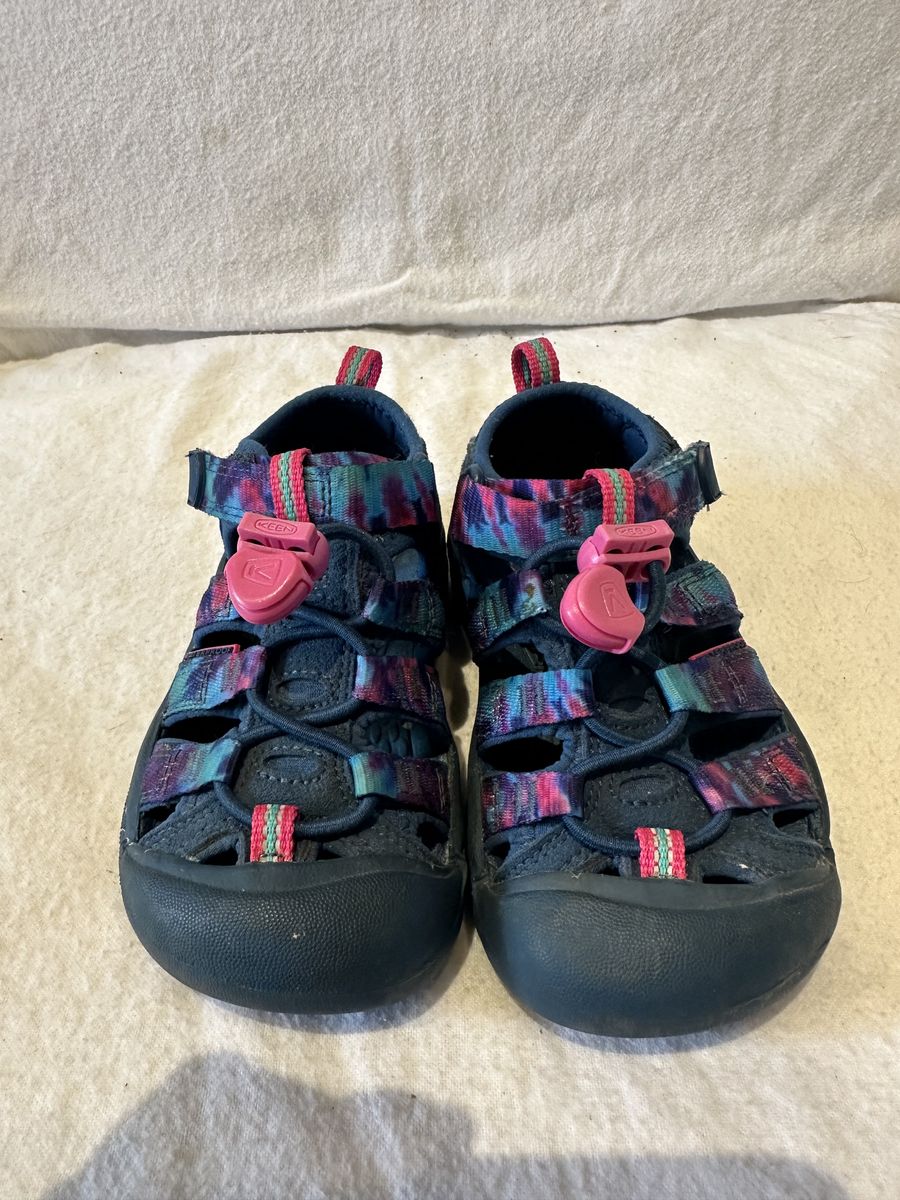 Keen Toddler 9 Blue/Pink Marbled Hiking Sandals