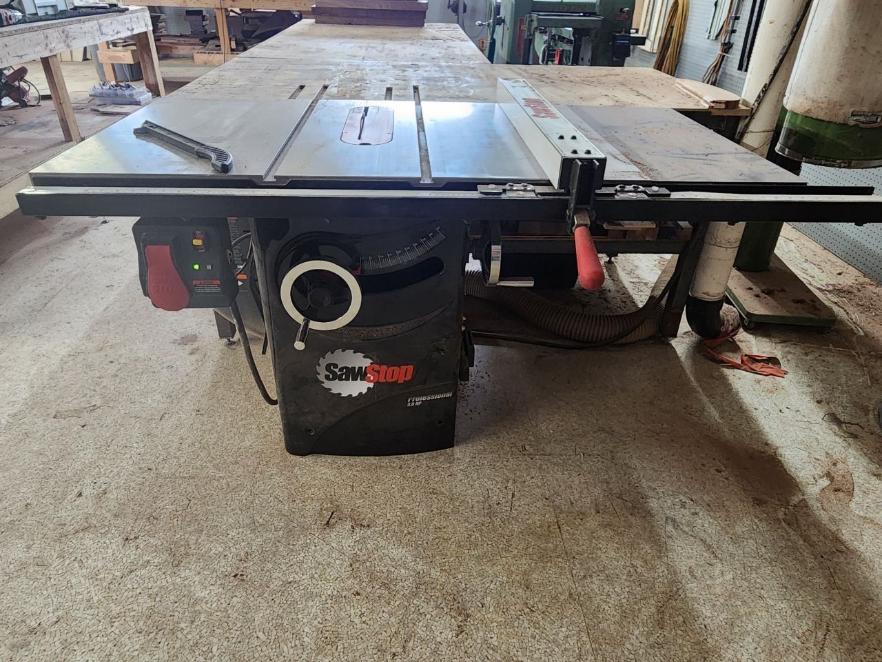 SawStop PCS31230 10" Professional Cabinet Saw, 3 HP, with Outfeed Table