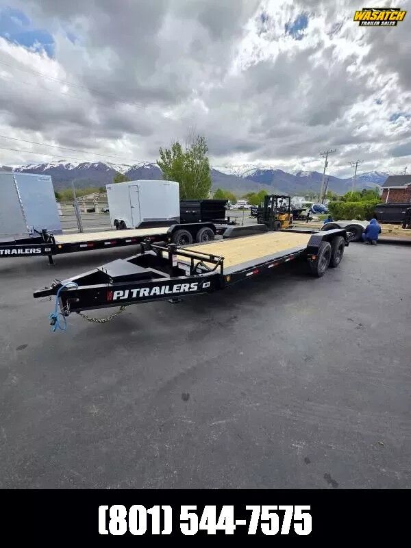 2025 PJ Trailers 20' H5 Equipment WHD Flatbed Trailer