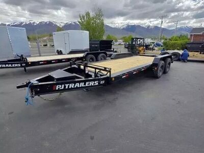 2025 PJ Trailers 20' H5 Equipment WHD Flatbed Trailer