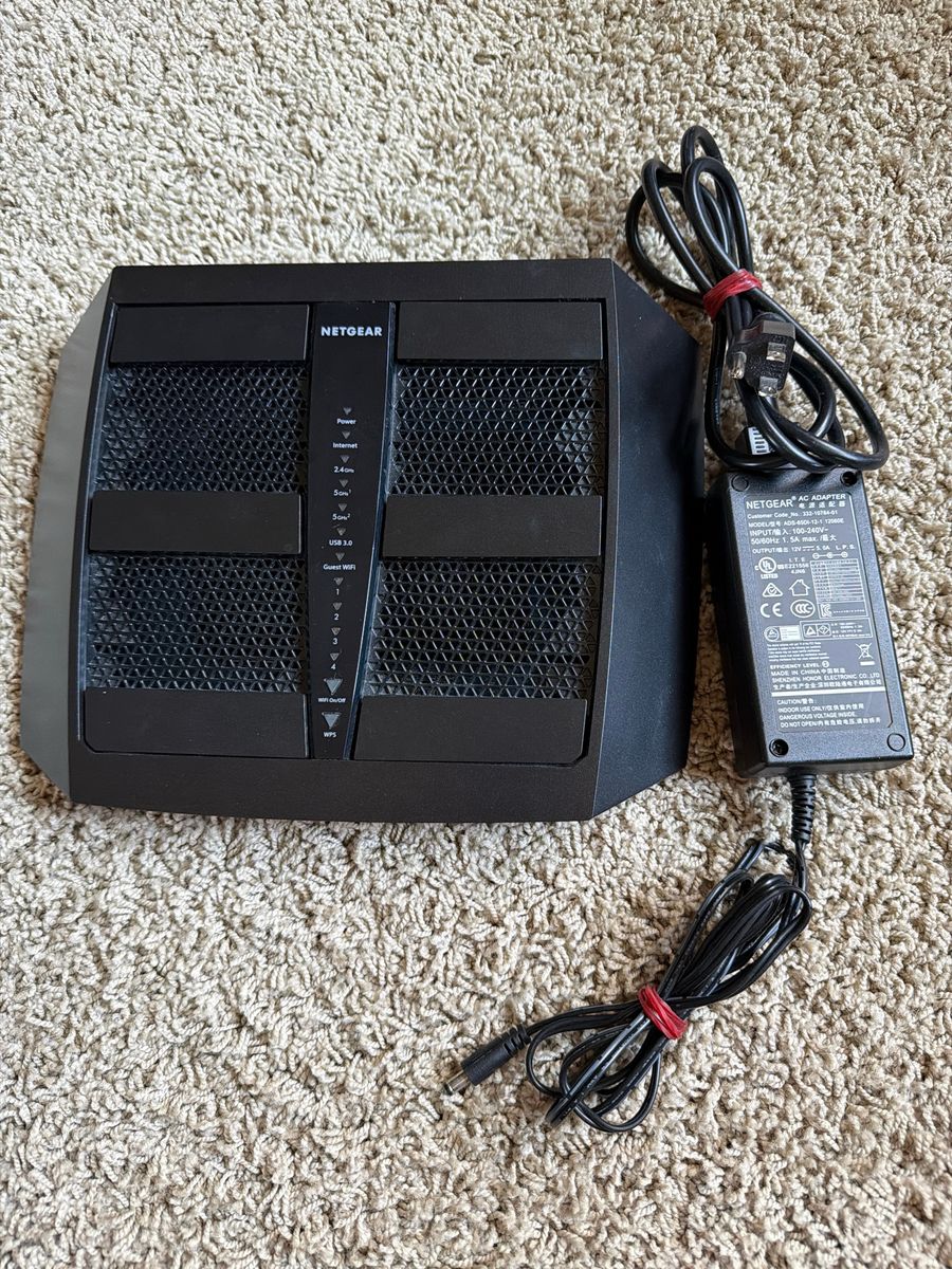 Netgear Nighthawk X6 (R7900) AC3000 Smart WiFi Router