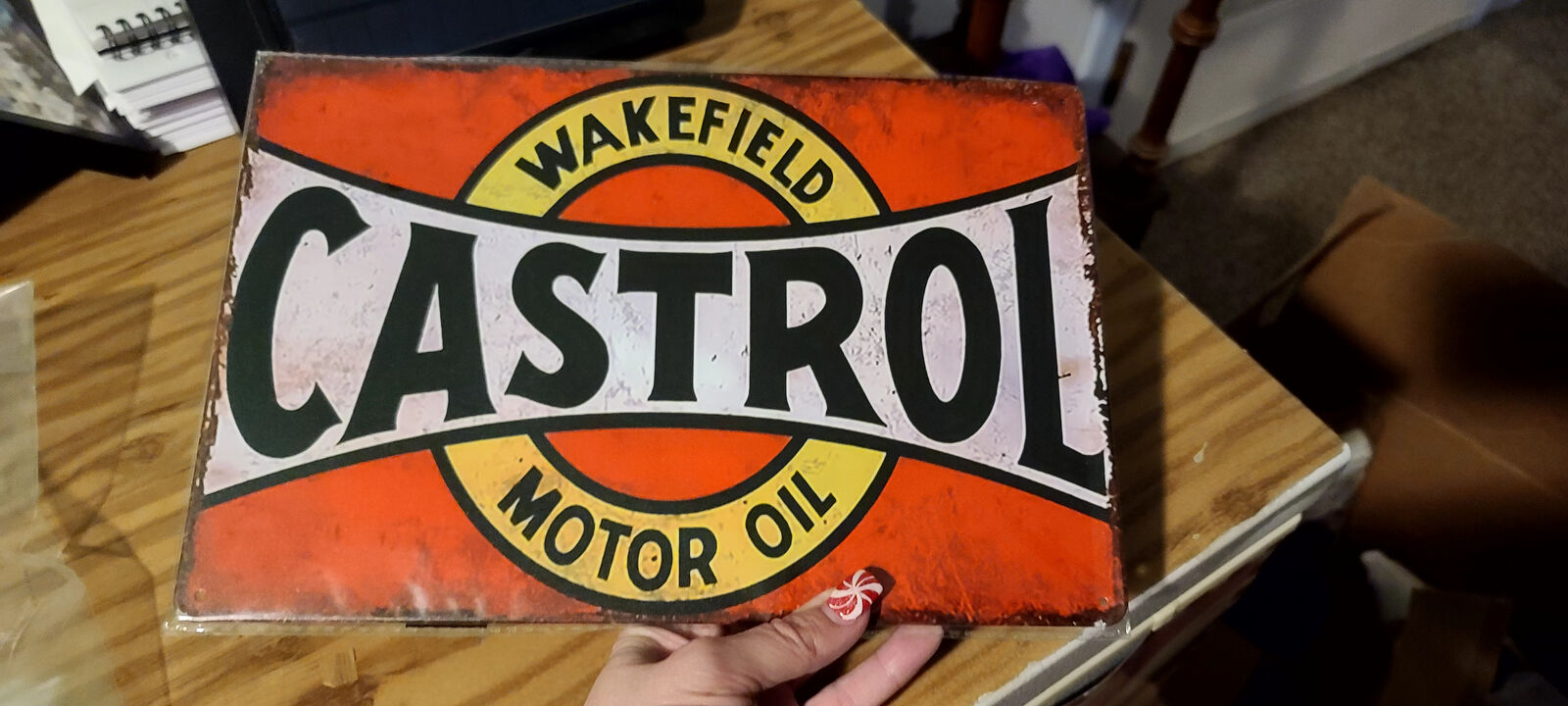 Castrol Metal Sign